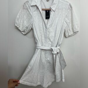 White Eyelet Romper